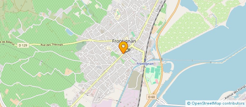 localisation de l'entreprise MONSIEUR SACHA AUBRY  FRONTIGNAN