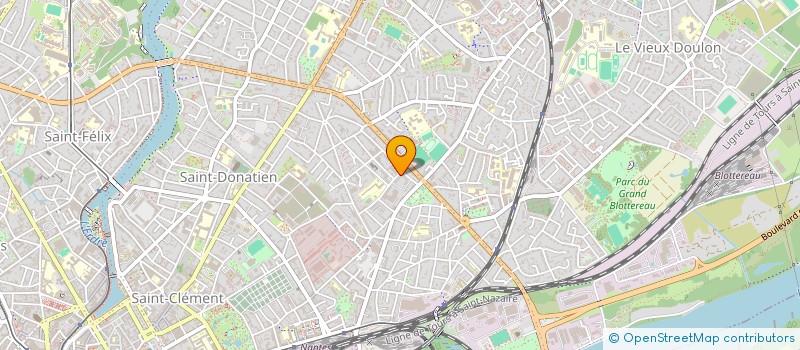 localisation de l'entreprise MONSIEUR SACHA BARAT--THIERY  NANTES