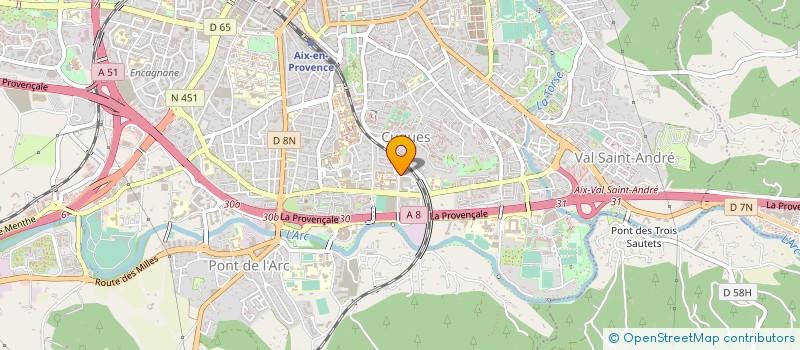 localisation de l'entreprise MONSIEUR SACHA BARRAS à AIX-EN-PROVENCE