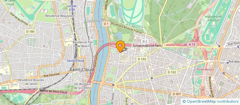 localisation de l'entreprise MONSIEUR SACHA BENAYOUN à BOULOGNE-BILLANCOURT