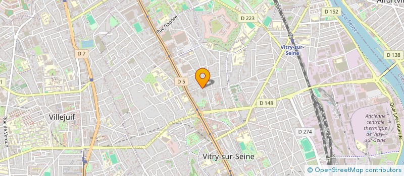 localisation de l'entreprise MONSIEUR SACHA BENHAIM  VITRY-SUR-SEINE