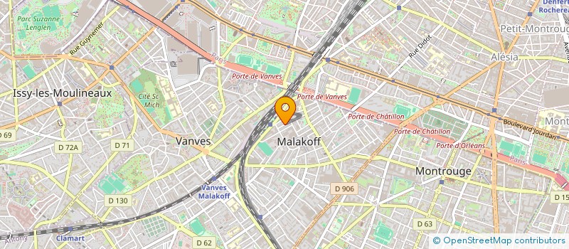 localisation de l'entreprise MONSIEUR SACHA BERLAND  MALAKOFF