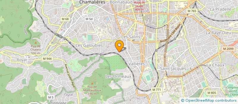 localisation de l'entreprise MONSIEUR SACHA BIERI  CLERMONT-FERRAND