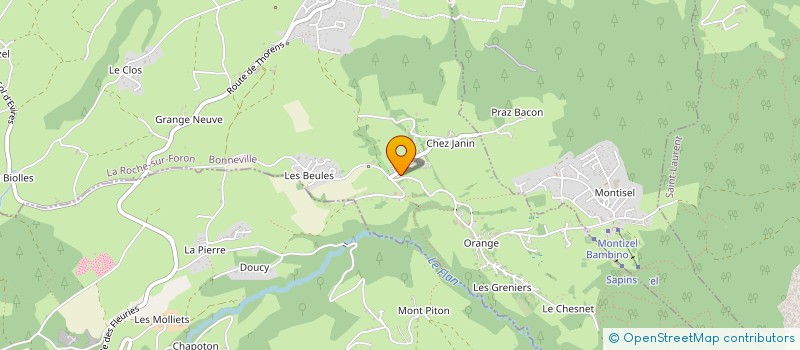 localisation de l'entreprise MONSIEUR SACHA BLAISE  LA ROCHE-SUR-FORON