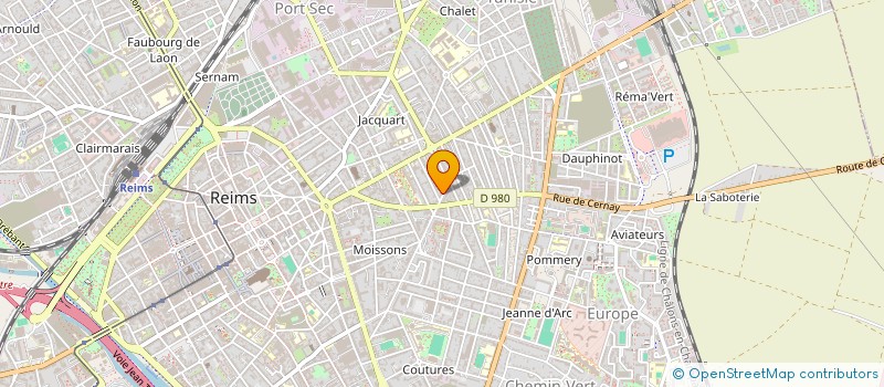 localisation de l'entreprise MONSIEUR SACHA BONVIOL  REIMS