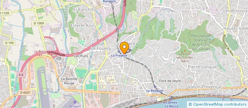 localisation de l'entreprise MONSIEUR SACHA BOREL à CANNES