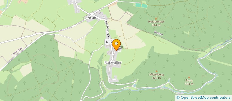 localisation de l'entreprise MONSIEUR SACHA BRONNER  RATZWILLER