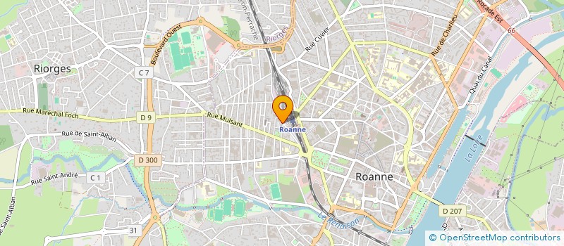 localisation de l'entreprise MONSIEUR SACHA BRUNEL à ROANNE