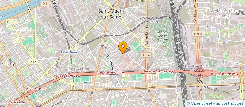 localisation de l'entreprise MONSIEUR SACHA CANONNE à SAINT-OUEN-SUR-SEINE