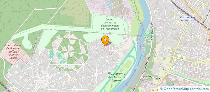 localisation de l'entreprise MONSIEUR SACHA CHARLERY  MAISONS-LAFFITTE