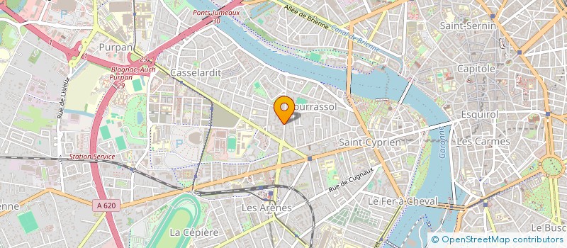 localisation de l'entreprise MONSIEUR SACHA CLAUZADE à TOULOUSE