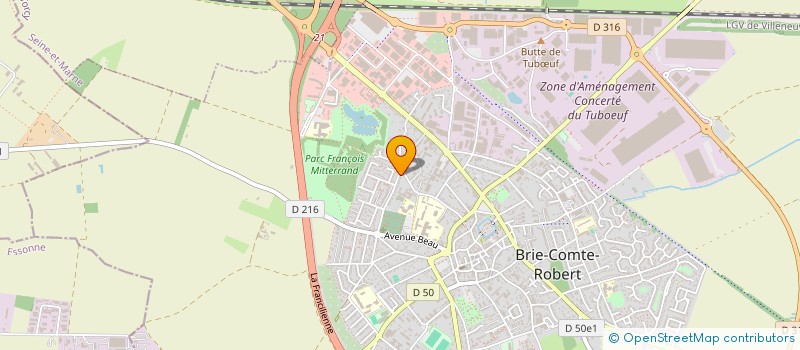 localisation de l'entreprise MONSIEUR SACHA COQUEREL  BRIE-COMTE-ROBERT