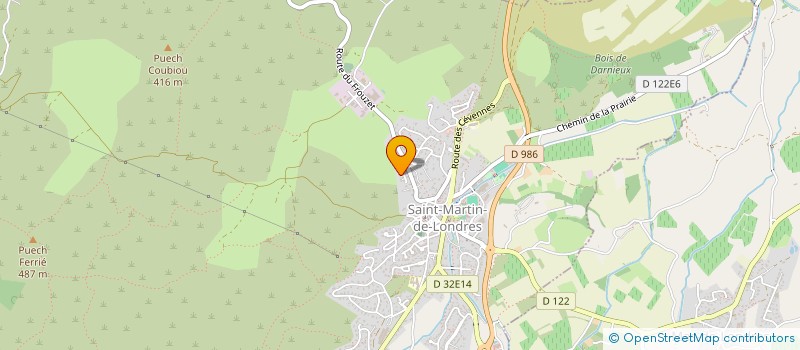 localisation de l'entreprise MONSIEUR SACHA D'ANNA  SAINT-MARTIN-DE-LONDRES