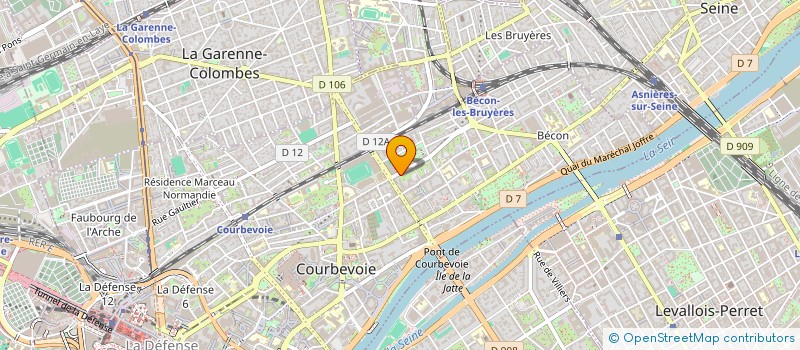 localisation de l'entreprise MONSIEUR SACHA DAHAN à COURBEVOIE