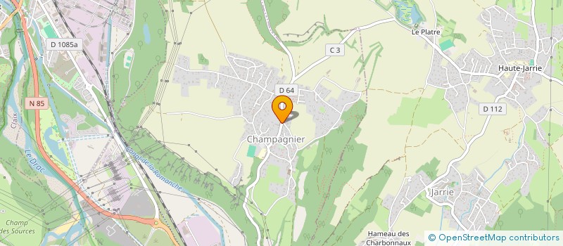 localisation de l'entreprise MONSIEUR SACHA DANAN  CHAMPAGNIER