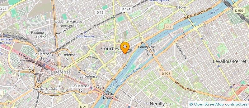 localisation de l'entreprise MONSIEUR SACHA DE BLAISE à COURBEVOIE