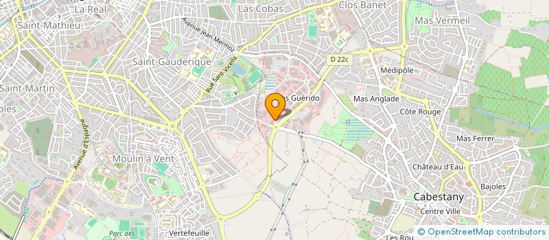 localisation de l'entreprise MONSIEUR SACHA DESCOUX  PERPIGNAN