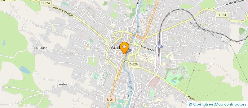 localisation de l'entreprise MONSIEUR SACHA DOLIGE  AUCH