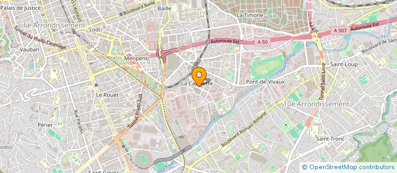 localisation de l'entreprise MONSIEUR SACHA DOMINGUEZ  MARSEILLE