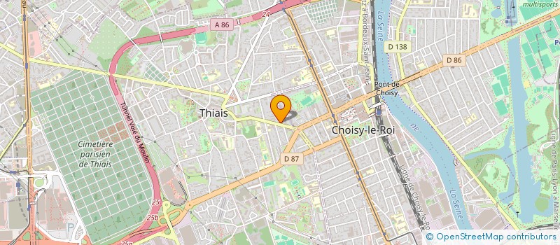 localisation de l'entreprise MONSIEUR SACHA DUVAL à THIAIS