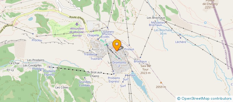 localisation de l'entreprise MONSIEUR SACHA ESCOBAR  MORZINE