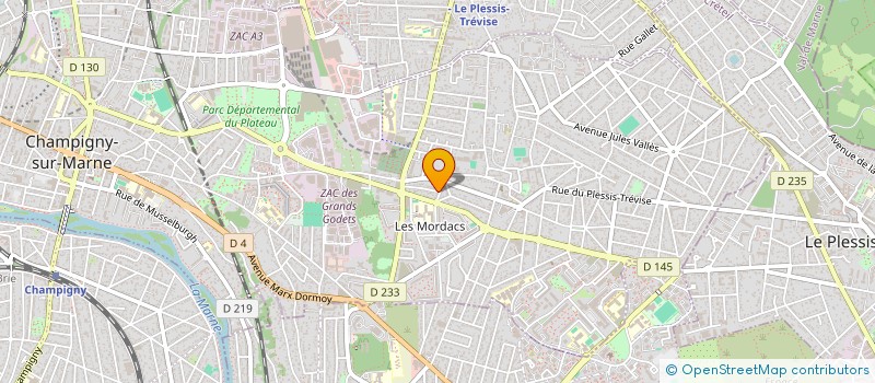 localisation de l'entreprise MONSIEUR SACHA ETEMADI DILAMI  CHAMPIGNY-SUR-MARNE