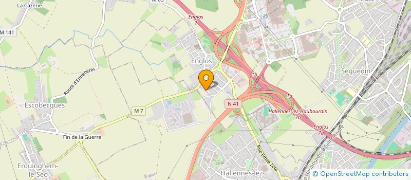 localisation de l'entreprise MONSIEUR SACHA ETIENNE  ENGLOS