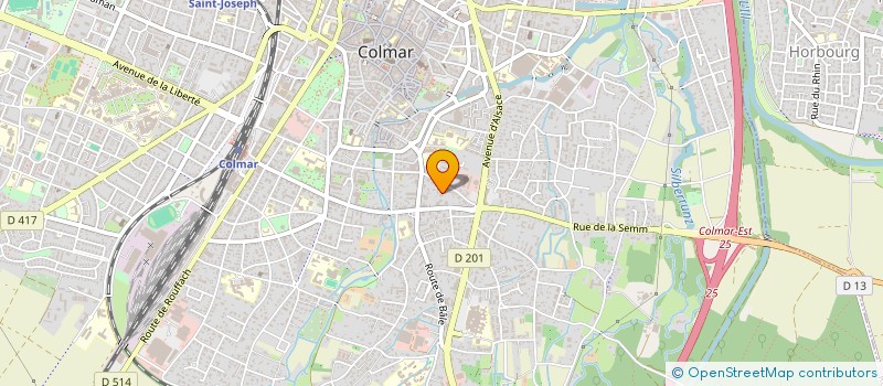 localisation de l'entreprise MONSIEUR SACHA FAIEGHI  COLMAR