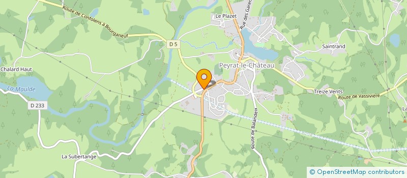 localisation de l'entreprise MONSIEUR SACHA FAILLETAZ  SAINT-PIERRE-DE-FRUGIE