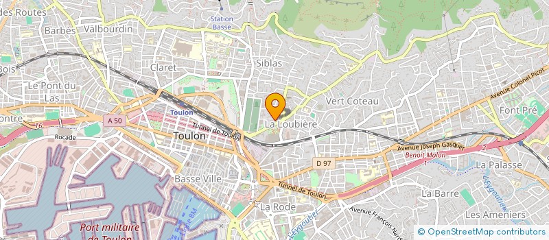 localisation de l'entreprise MONSIEUR SACHA FORNET  TOULON