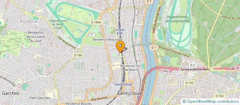 localisation de l'entreprise MONSIEUR SACHA GAILLARD à SAINT-CLOUD