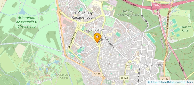 localisation de l'entreprise MONSIEUR SACHA GENOLA  LE CHESNAY-ROCQUENCOURT