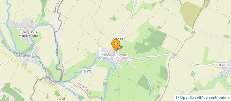 localisation de l'entreprise MONSIEUR SACHA GEOFFROY  PERCEY-LE-GRAND