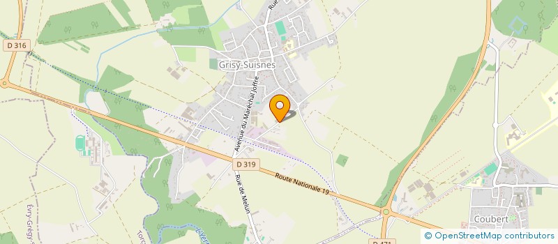 localisation de l'entreprise MONSIEUR SACHA GILCHER  GRISY-SUISNES