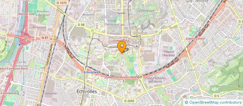 localisation de l'entreprise MONSIEUR SACHA GIRARD  ECHIROLLES