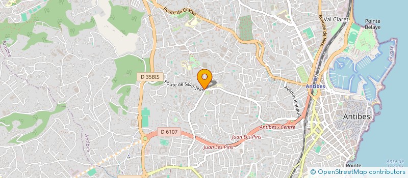 localisation de l'entreprise MONSIEUR SACHA GONZALEZ  ANTIBES