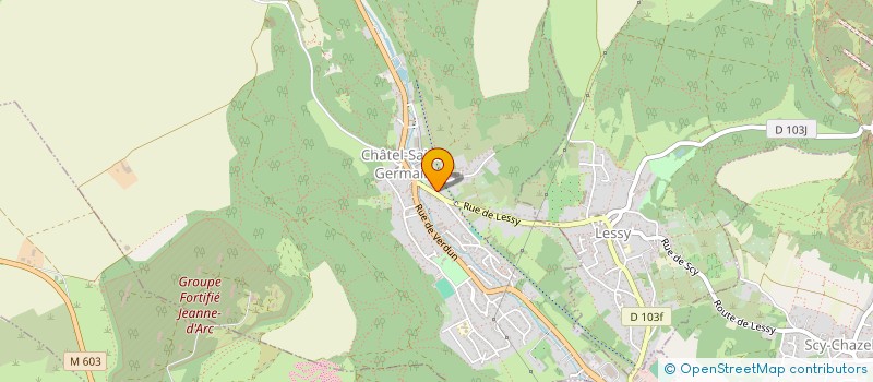 localisation de l'entreprise MONSIEUR SACHA GRAFF  SCY-CHAZELLES