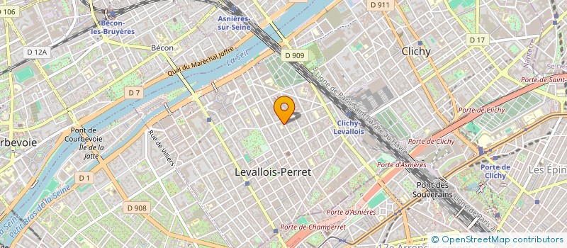 localisation de l'entreprise MONSIEUR SACHA GUENIK à LEVALLOIS-PERRET