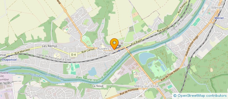 localisation de l'entreprise MONSIEUR SACHA GUITOGER  AUVERS-SUR-OISE