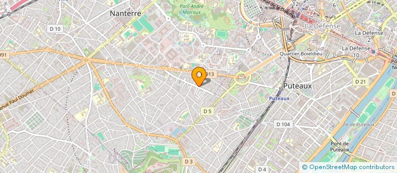 localisation de l'entreprise MONSIEUR SACHA GUZZETTA  NANTERRE