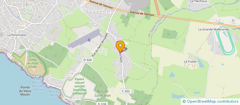 localisation de l'entreprise MONSIEUR SACHA HERNANDEZ  LES SABLES D'OLONNE