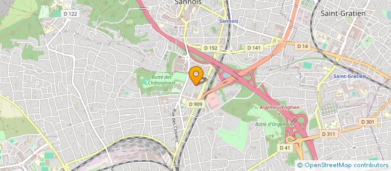 localisation de l'entreprise MONSIEUR SACHA HIBON  ARGENTEUIL