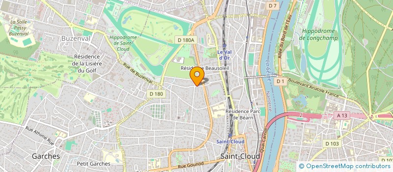 localisation de l'entreprise MONSIEUR SACHA JEHAN à SAINT-CLOUD