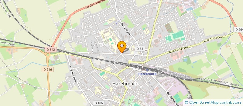 localisation de l'entreprise MONSIEUR SACHA JOLI à HAZEBROUCK