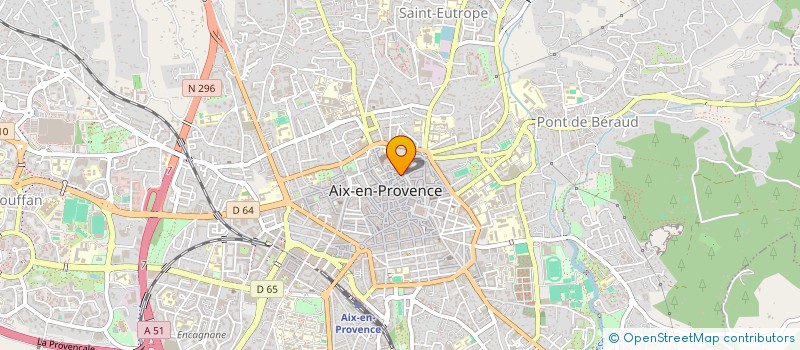 localisation de l'entreprise MONSIEUR SACHA JUNGLING à AIX EN PROVENCE