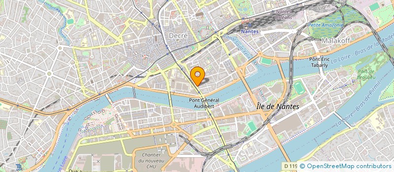localisation de l'entreprise MONSIEUR SACHA KARLIN à NANTES