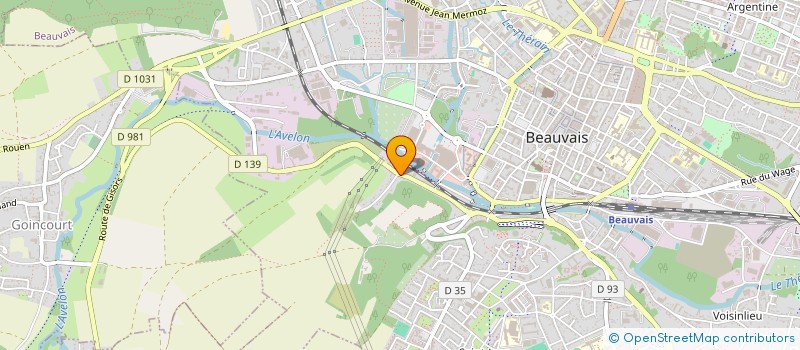 localisation de l'entreprise MONSIEUR SACHA KREMETTER  BEAUVAIS