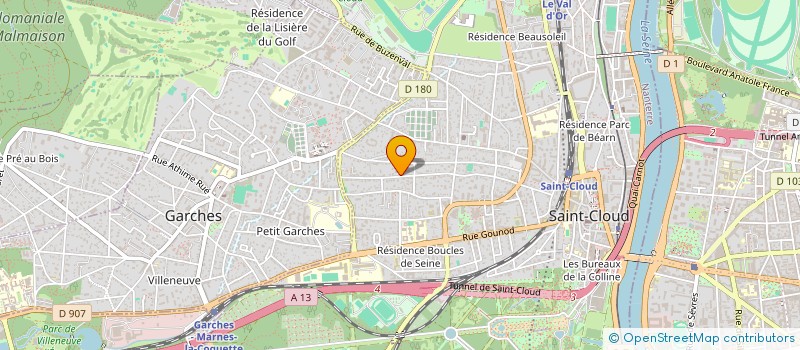 localisation de l'entreprise MONSIEUR SACHA LABORDE-BALEN à SAINT-CLOUD