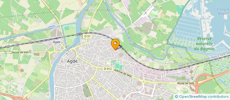 localisation de l'entreprise MONSIEUR SACHA LABOUTIQUE à AGDE