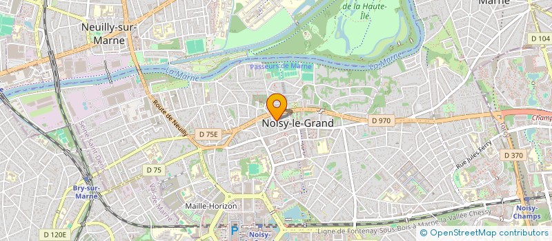 localisation de l'entreprise MONSIEUR SACHA LACHKAR  NOISY-LE-GRAND